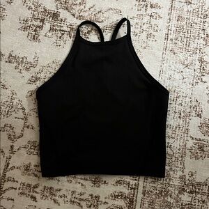 lululemon athletica Black Crop Top